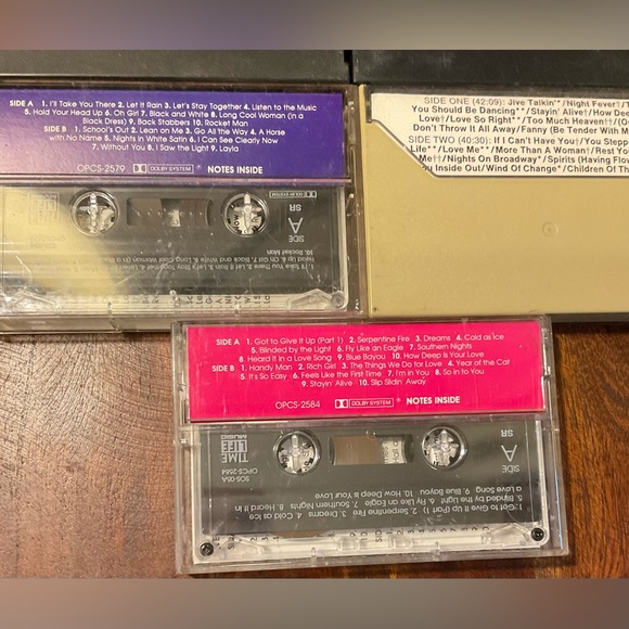 Lot of 9 Vintage Cassette Tapes! 1970s, 80s & 90s pop collection - Picture 4 of 4